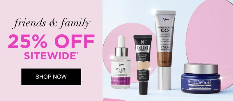 friends & family 25% Off Sitewide