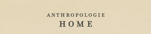 anthropologie home