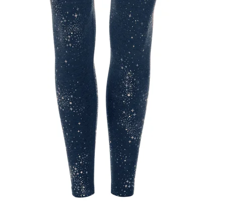 Navy Lucky Stars SoftShine High Waisted Legging