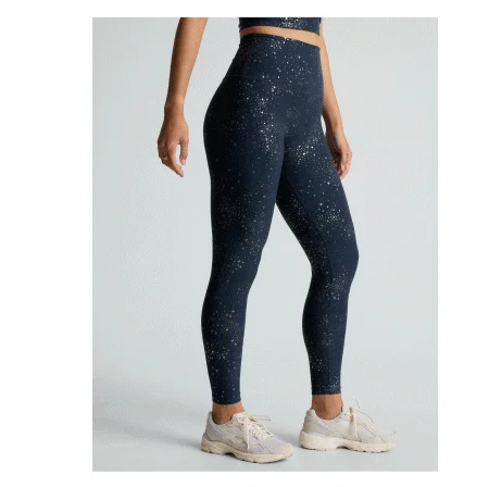 Navy Lucky Stars SoftShine High Waisted Legging