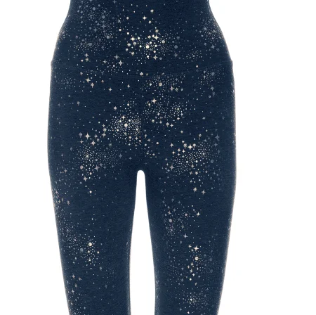 Navy Lucky Stars SoftShine High Waisted Legging