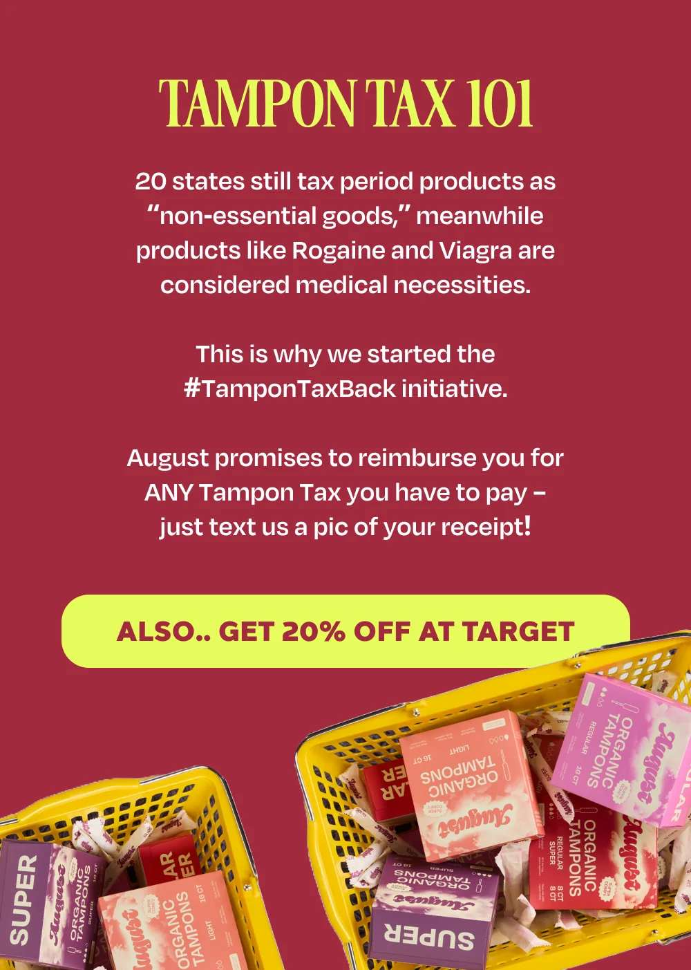 [CLAIM YOUR TAMPON TAX REFUND]