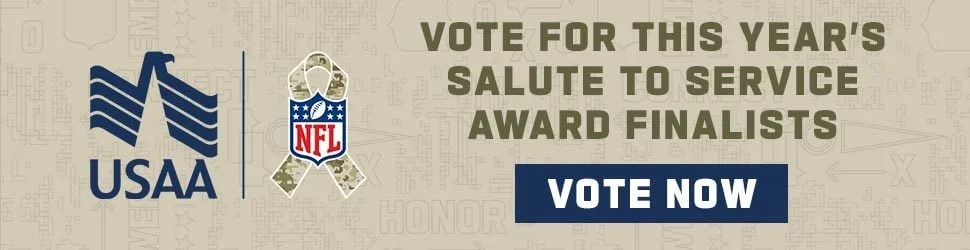 VOTE FOR THIS YEAR'S SALUTE TO SERVICE AWARD FINALISTS. VOTE NOW