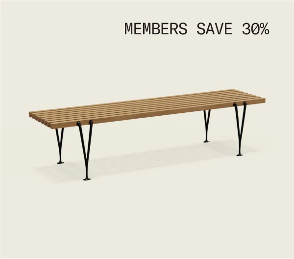 Members save 30% on The Acton Bench