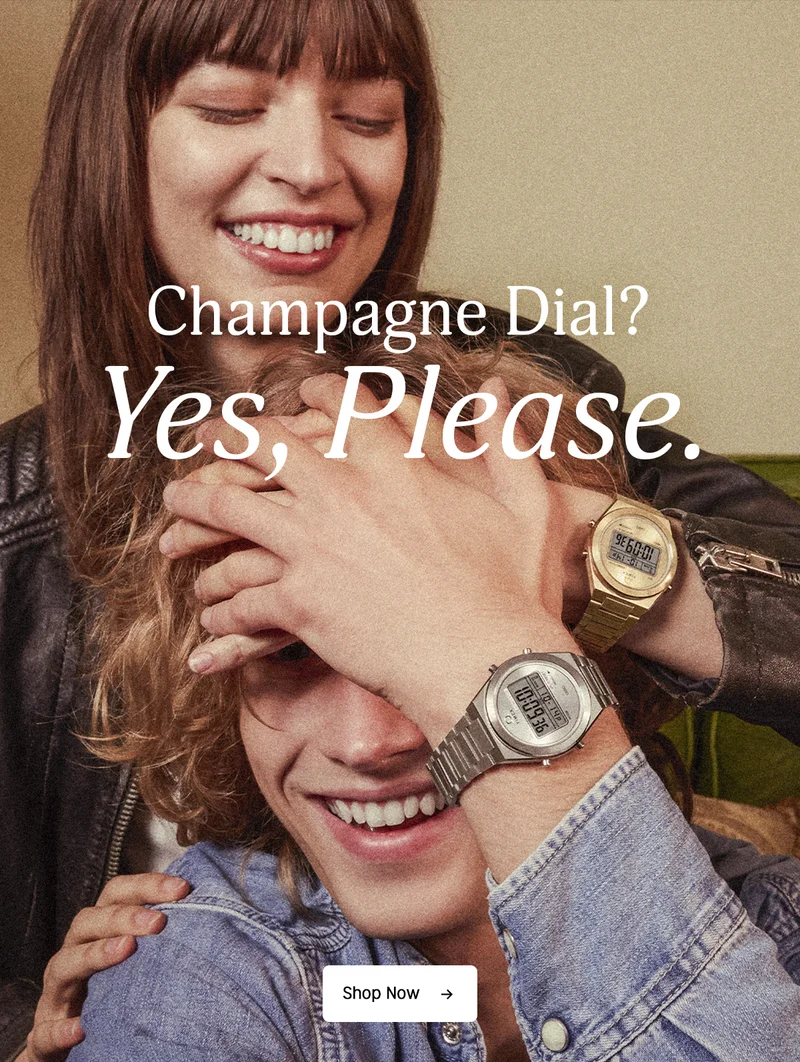Champagne Dial? Yes,  Please. | Shop Now