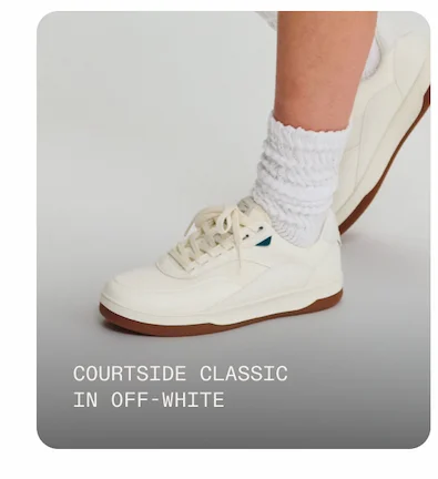 Courtside Classic in Off-White