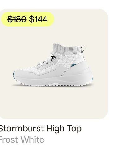 Stormburst High Top in Frost White