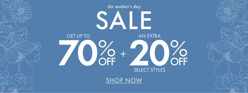 GET UP TO 70% OFF + 20% OFF SELECT STYLES