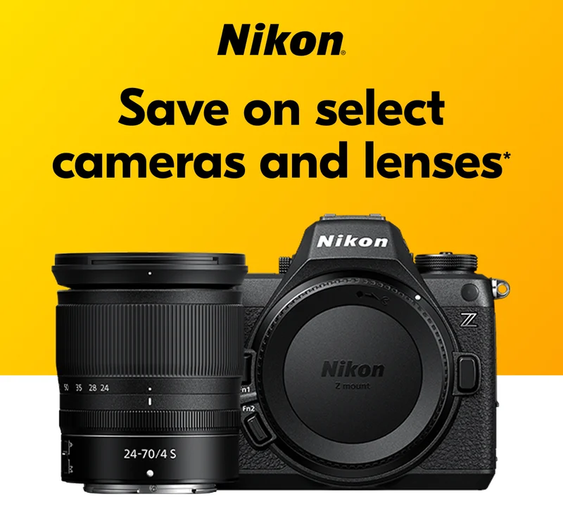 Nikon | Save on select cameras and lenses*