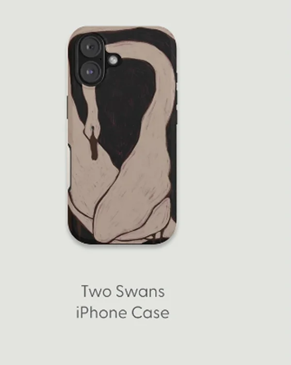 Two Swans iPhone Case