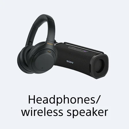 Headphones/wireless speaker