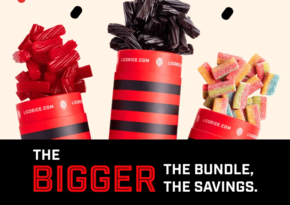 Bigger The Savings! Shop Licorice.com