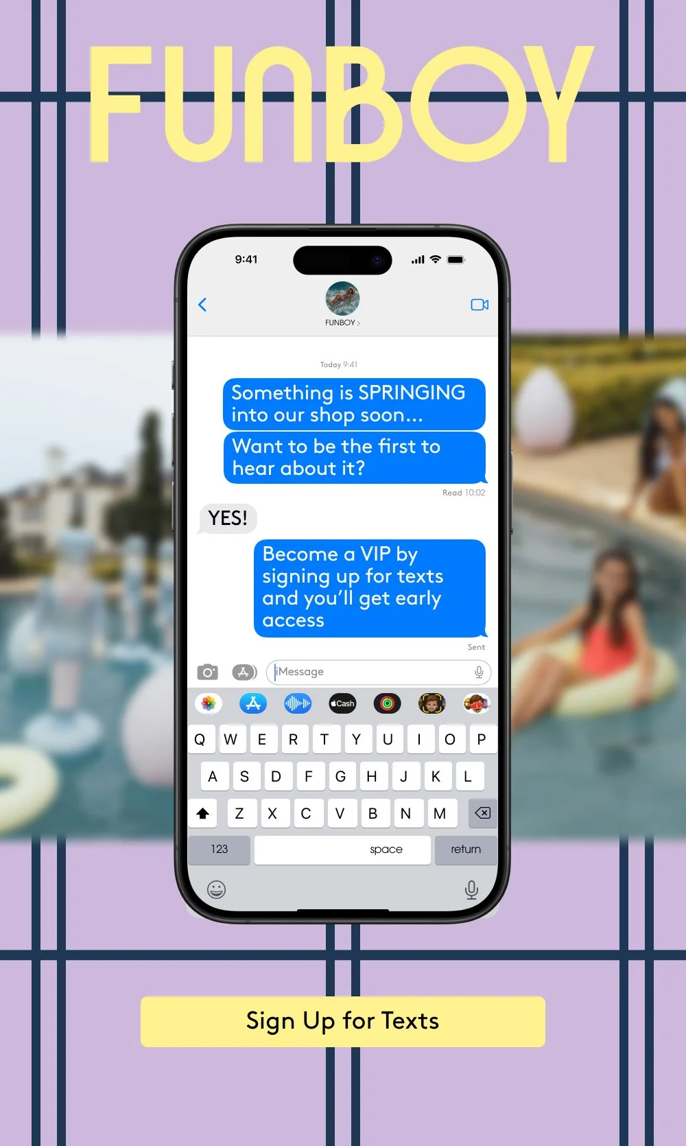 Sign Up for Texts