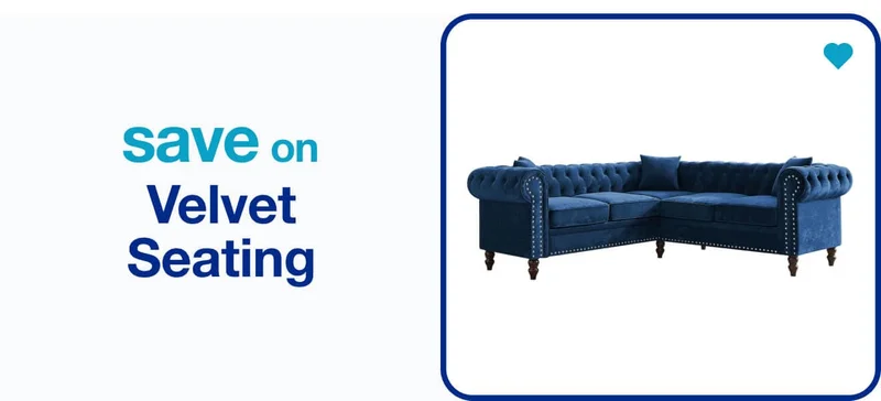 Velvet Seating — Shop Now!