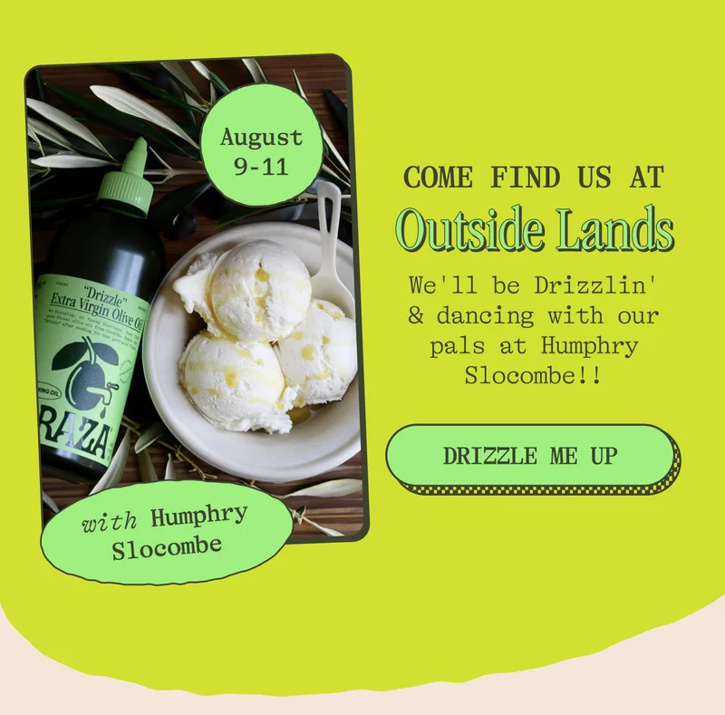 Come find us at OUTSIDE LANDS, August 9-11 with our pals at Humphry Slocombe!