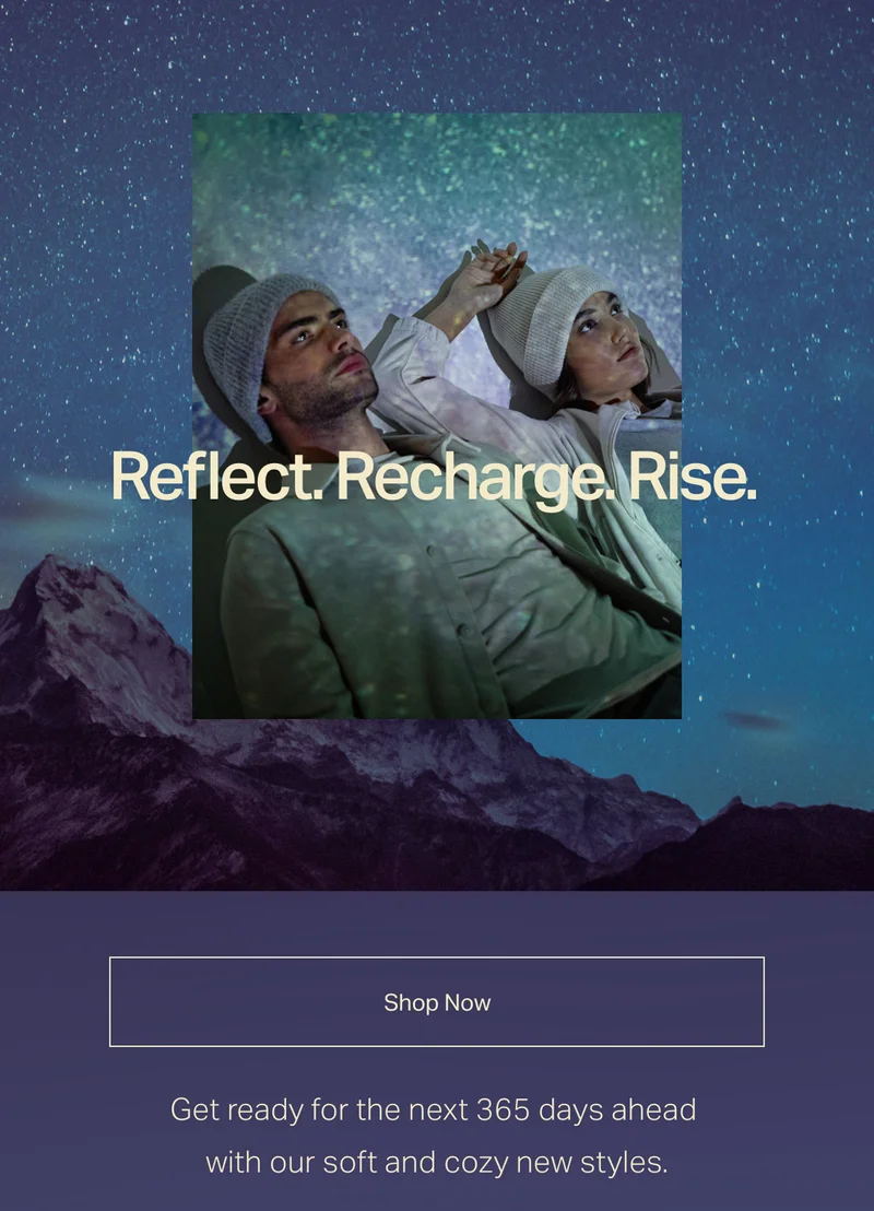Reflect. Recharge. Rise.