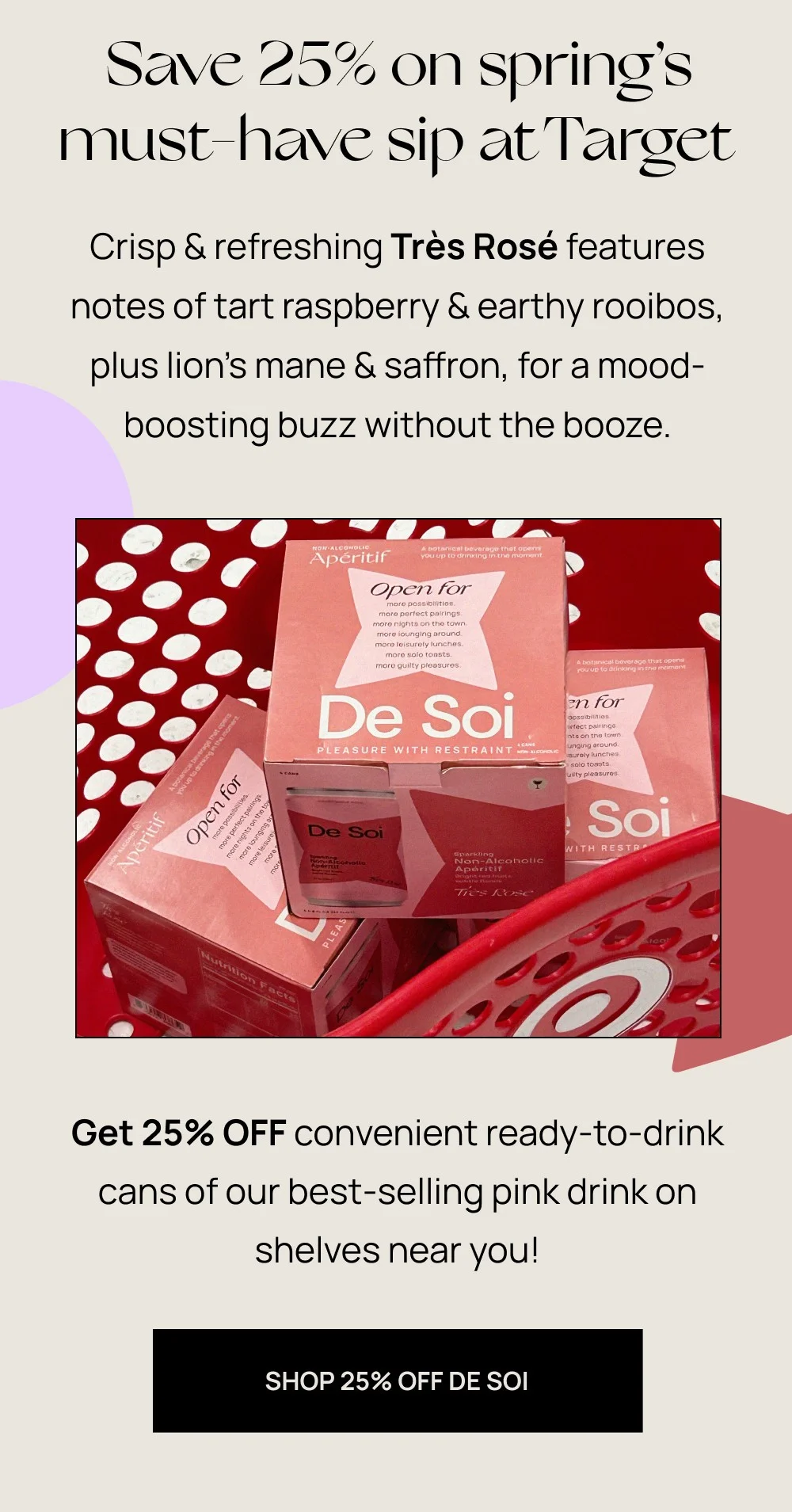Save 25% on spring's must-have sip at Target