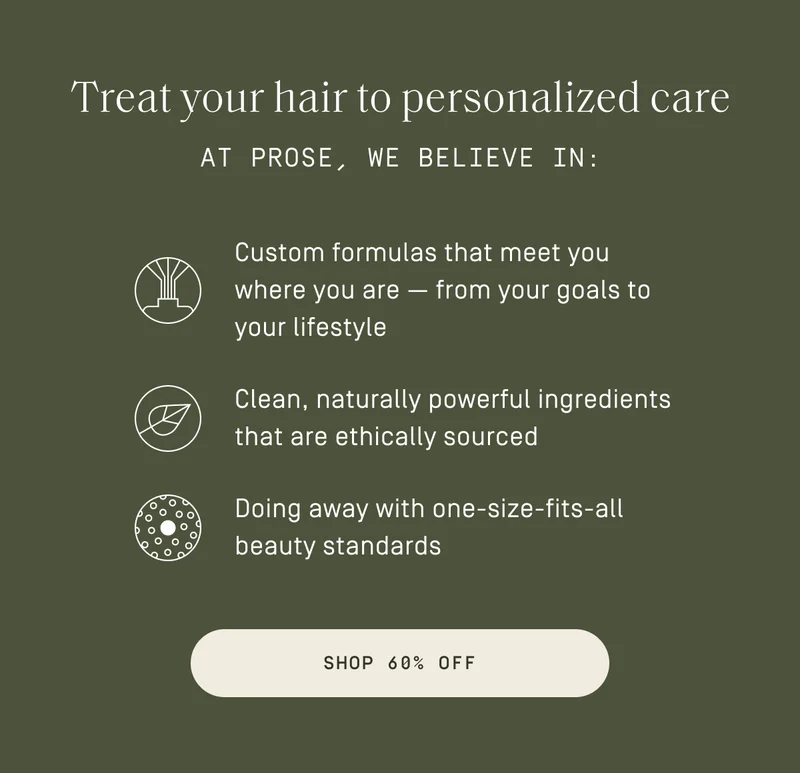 Treat your hair to personalized care | Shop 60% off