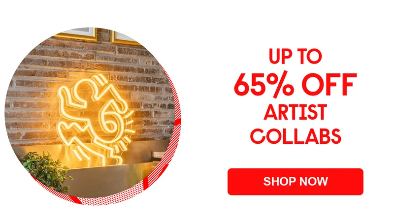 65% off Artist Collaborations