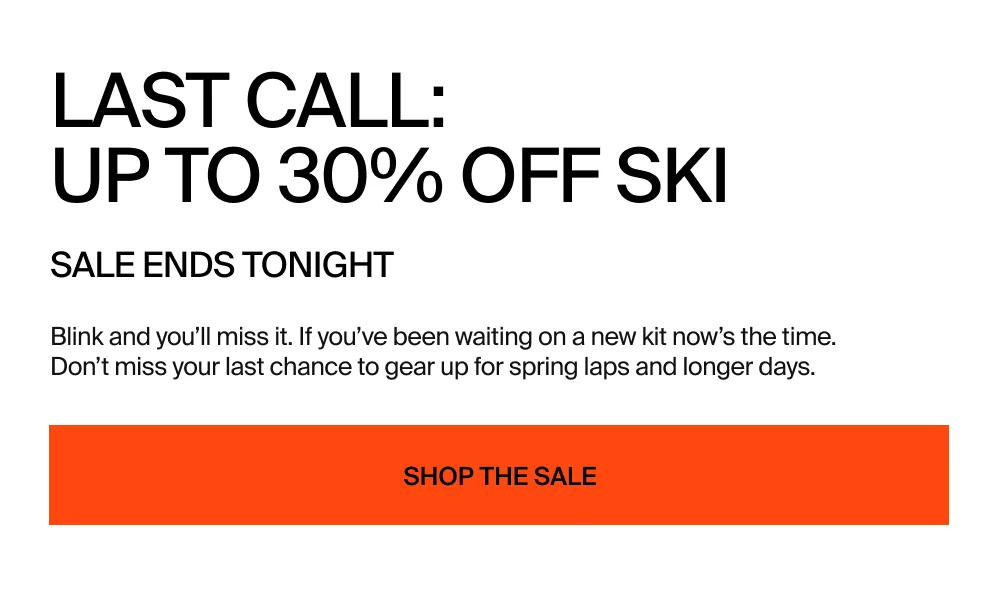 Shop up to 30% off Ski