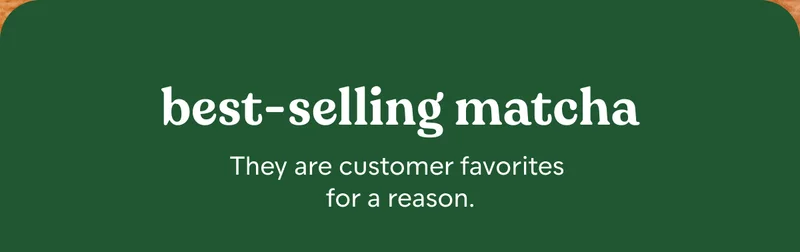 15% off all matcha