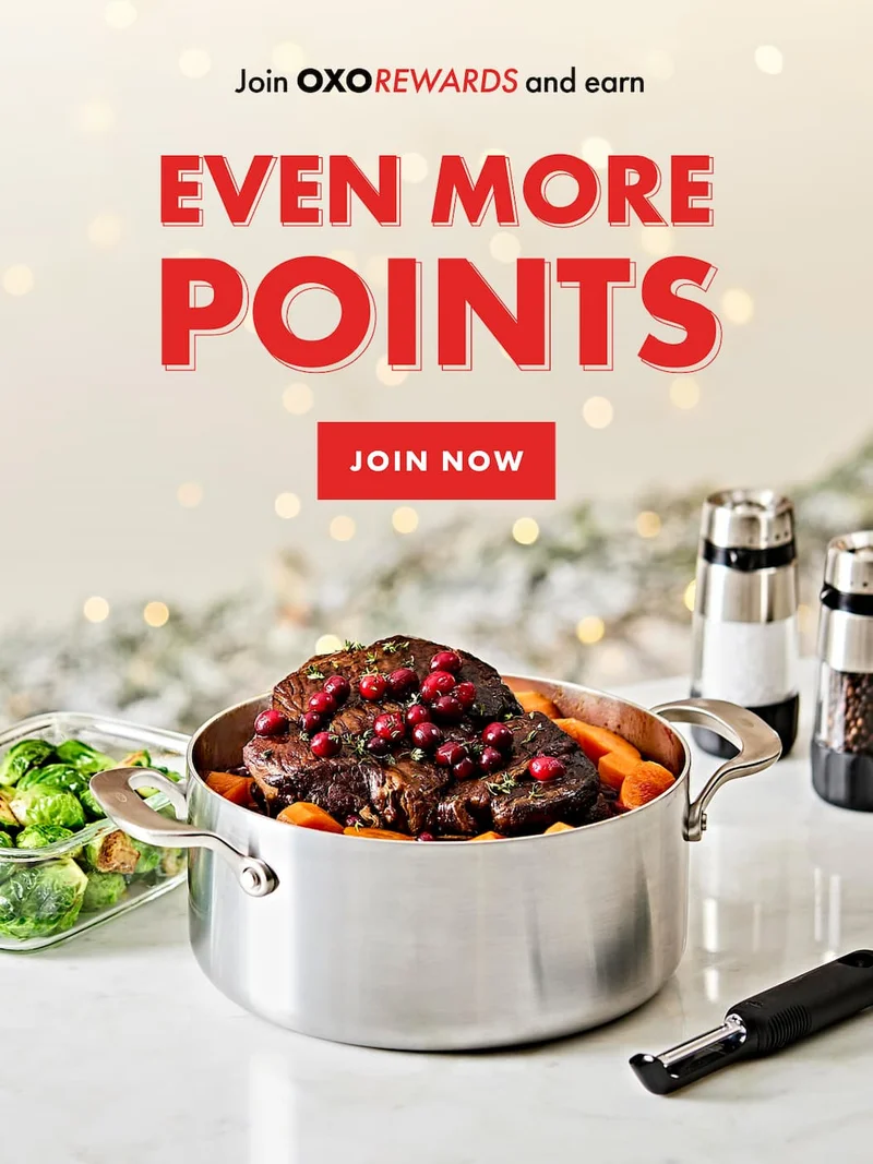 Join OXOREWARDS and earn EVEN MORE POINTS | JOIN NOW