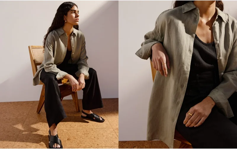 [image]The Linen Boyfriend Shirt