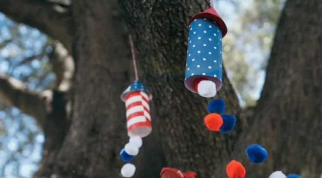 Pull-String Rocket Pinata