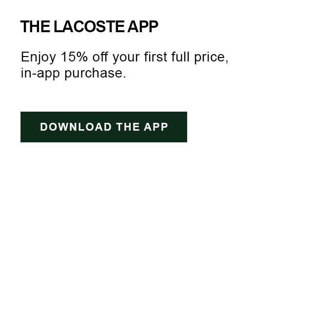 Enjoy 15% off your first full price, in-app purchase.*