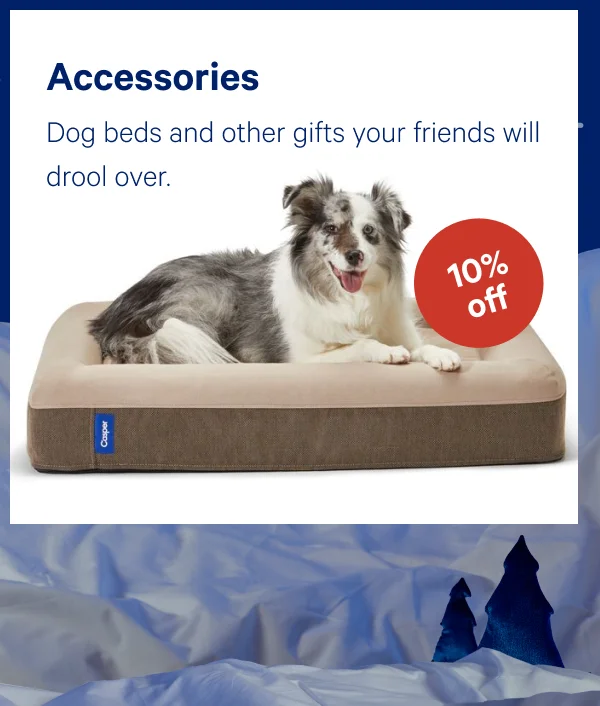 [10% OFF] >> Accessories >> Dog beds and other gifts your friends will drool over. >>