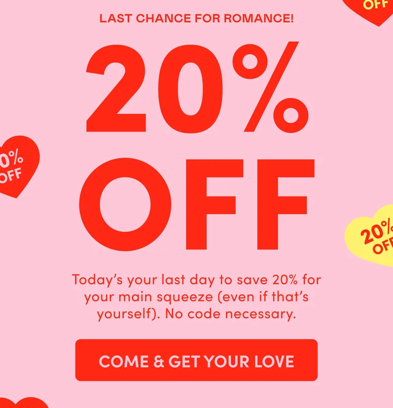 20% OFF For the love of macF LOVE