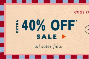 Extra 40% Off Sale