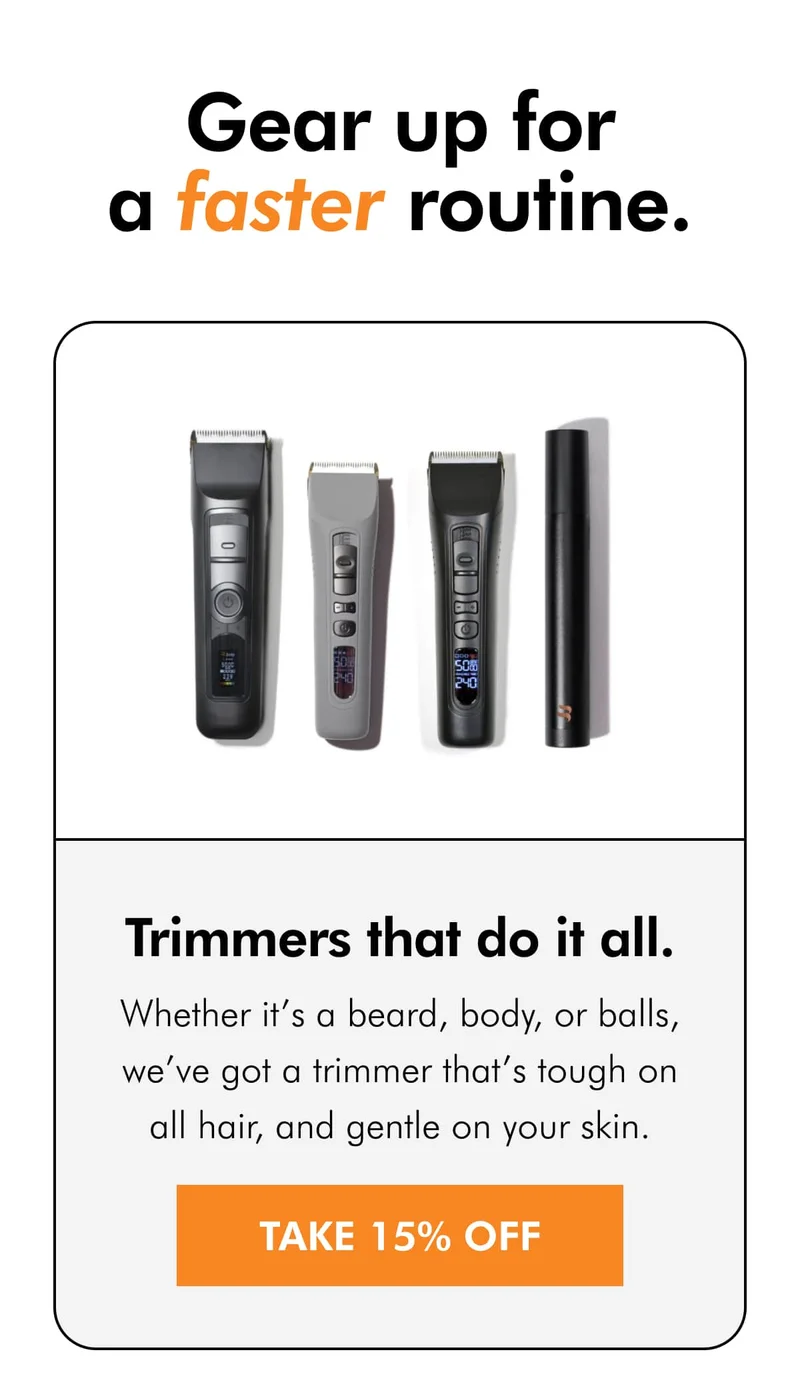 TAKE 15% OFF - Trimmers that do it all.