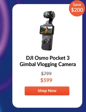 DJI Osmo Pocket 3 Gimbal Vlogging Camera