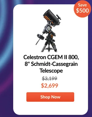 Celestron CGEM II 800, 8inches Schmidt-Cassegrain Telescope