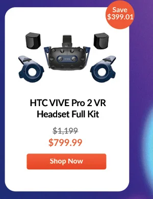 HTC VIVE Pro 2 VR Headset Full Kit