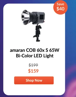amaran COB 60x S 65W Bi-Color LED Light