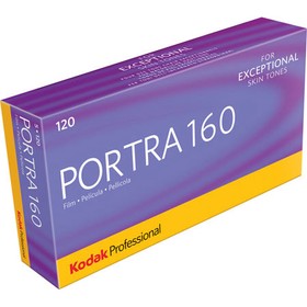 Kodak Portra 160 Color Negative Film, Size120,5 Pack