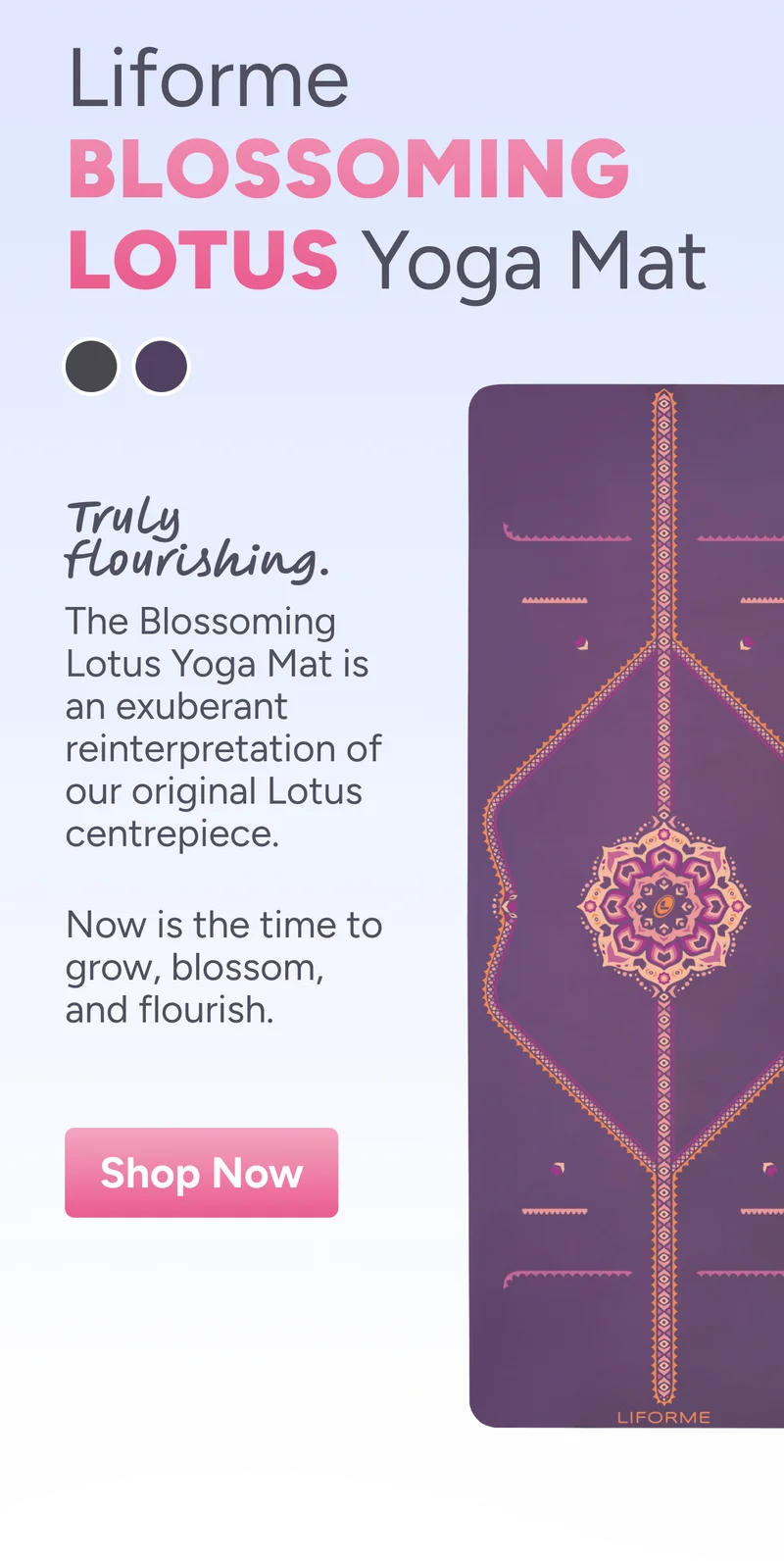 Liforme Blossoming Lotus Yoga Mat