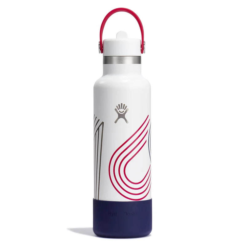 Image of USA 21 oz Standard Mouth with Flex Straw Cap