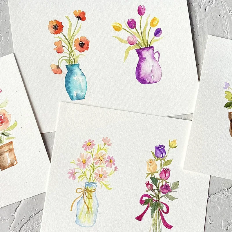 Watercolor florals
