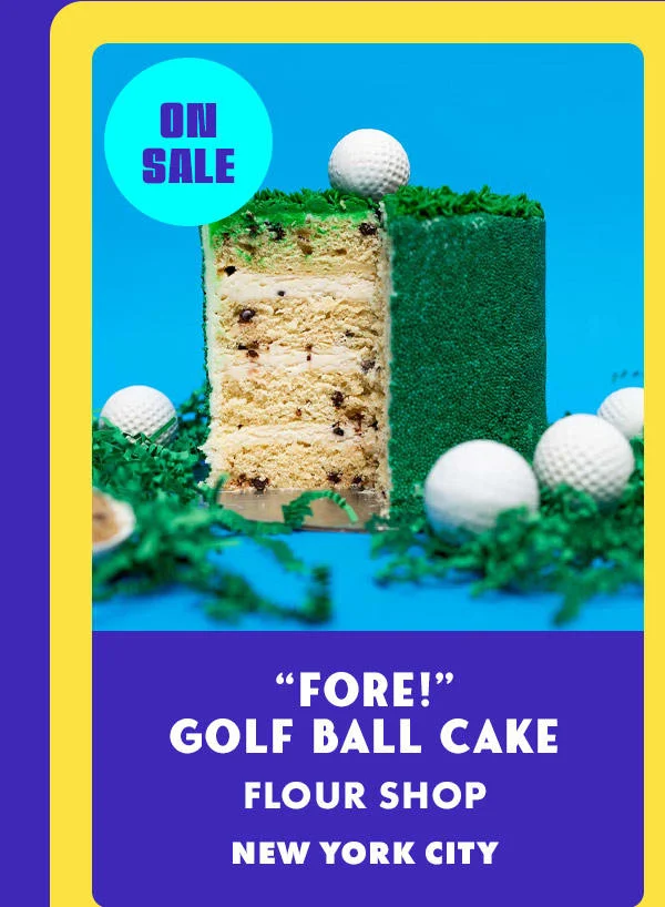 Golf Ball Cake