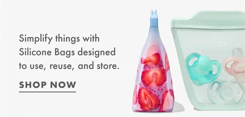 Simplify things with Silicone Bags designed to use, reuse, and store. | SHOP NOW