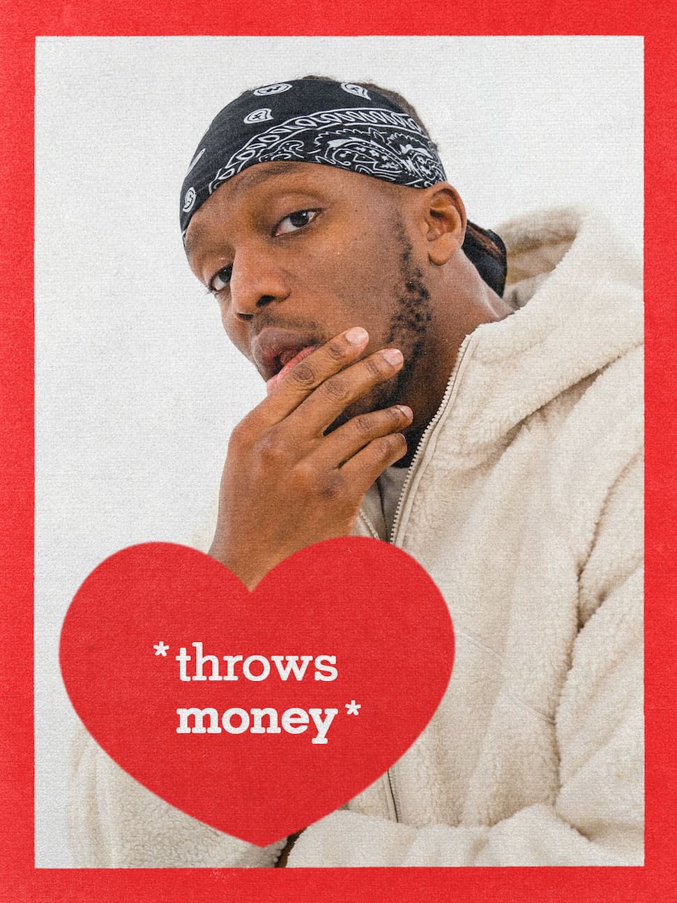 KSI Valentine's day card