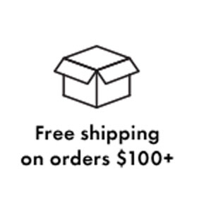 Free shipping on orders $100+