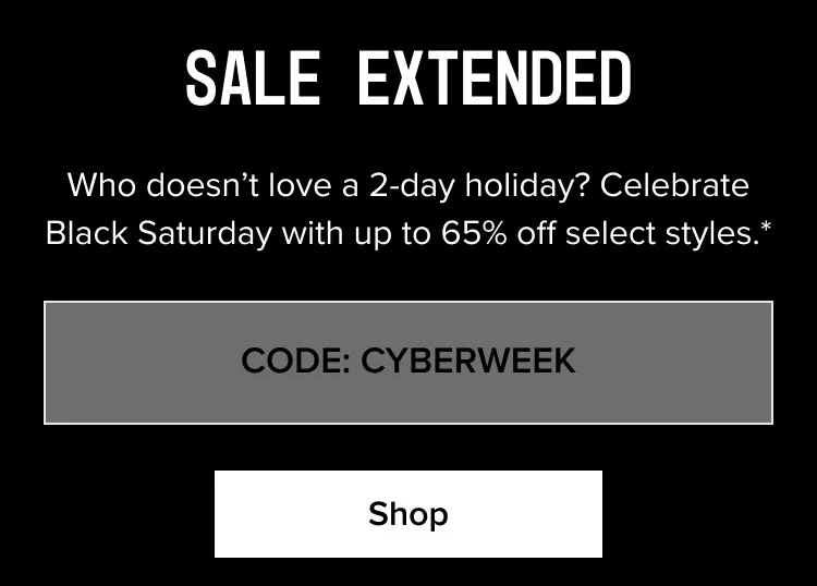 Shop - CODE: CYBERWEEK