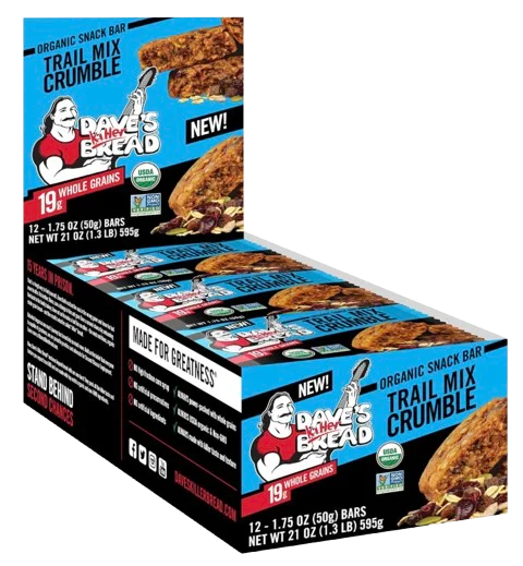 Image of Dave's Killer Bread Organic Trail Mix Crumble Bar (12 CT)