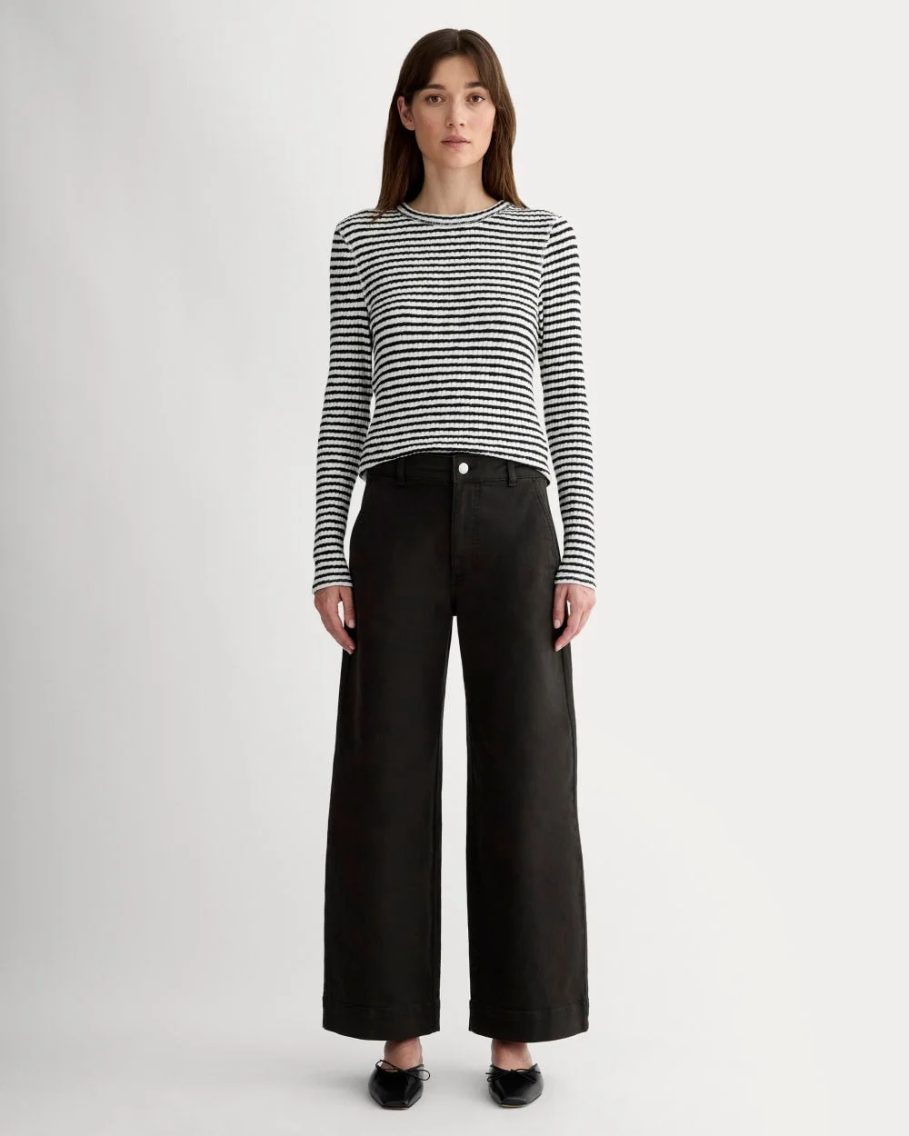 Image of The Utility Wide-Leg Pant | Black