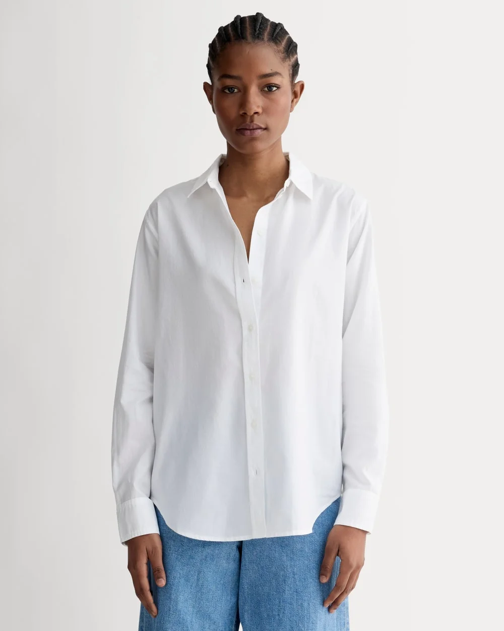 Image of The Must-Have Shirt in Silky Cotton | White