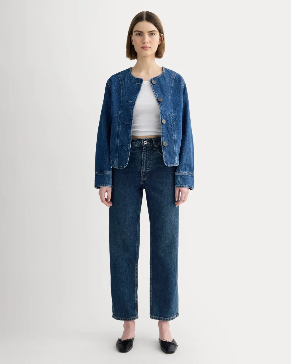 Image of The Way-High® Jean 2.0 | Dark Indigo | 27.5” Inseam